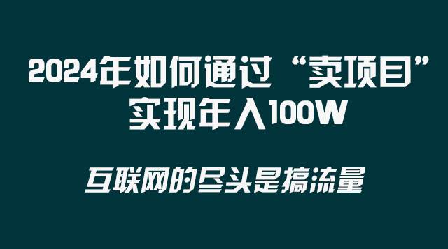 图片[1]-2024年怎么赚到一百万?布局“卖项目”赛道，逆风翻盘不是梦-阿志说钱