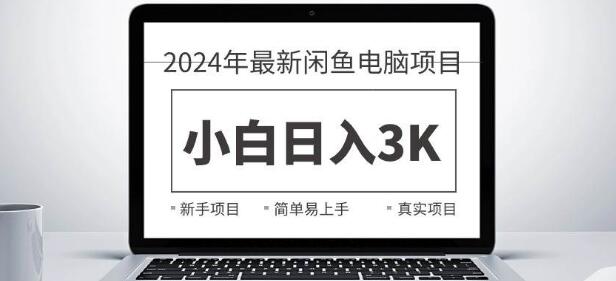 2024年闲鱼卖电脑新项目，新手小白日入3K+，超实用教学-阿志说钱