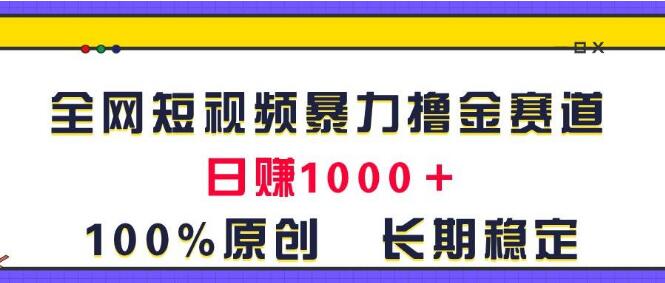 图片[1]-揭秘全网短视频赛道，日入1000+原创策略，打造长期稳定收益-阿志说钱