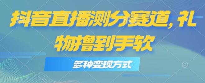 图片[1]-抖音直播新机遇，深度探索测分赛道，多元化变现策略，日入1000+！-阿志说钱