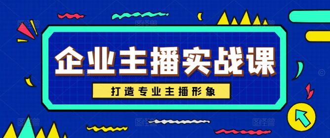 图片[1]-企业直播主播实战技能精进课，打造专业品牌形象-阿志说钱