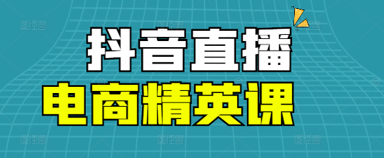 图片[1]-抖音直播电商实战精英培训课程，掌握直播卖货技巧，打造电商爆款！-阿志说钱